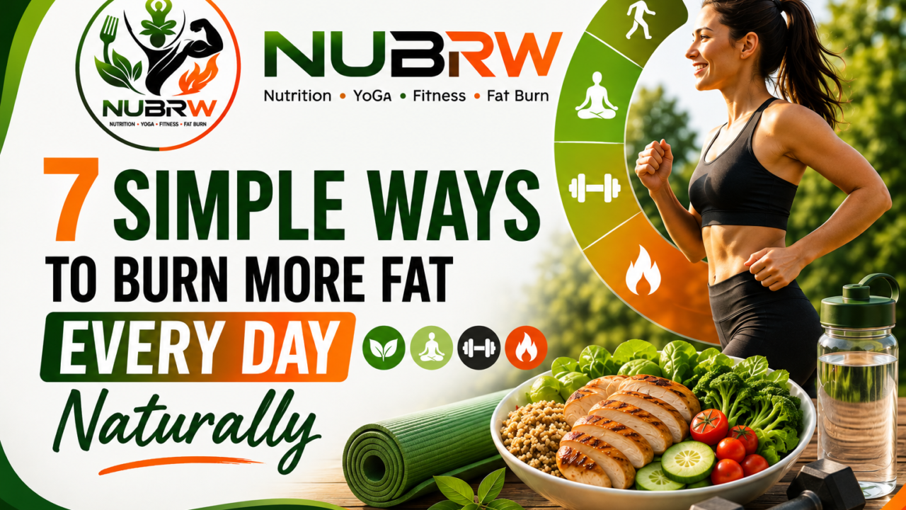 7 Simple Ways to Burn More Fat Every Day Naturally